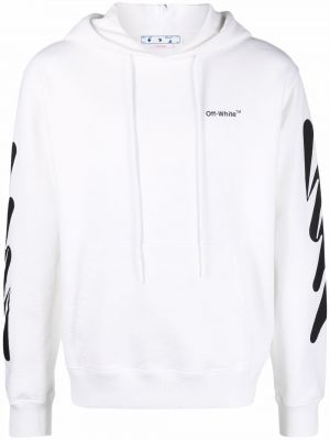 Hoodie Off-white vit