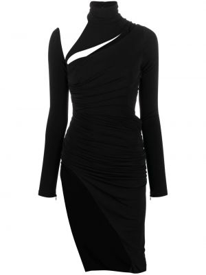 Асиметрична макси рокля Laquan Smith черно
