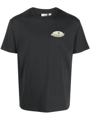 T-shirt aus baumwoll mit print Gramicci schwarz