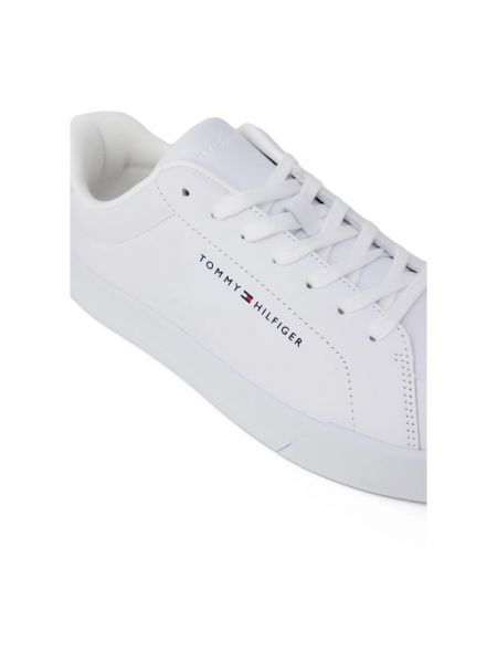 Zapatillas de cuero Tommy Jeans blanco