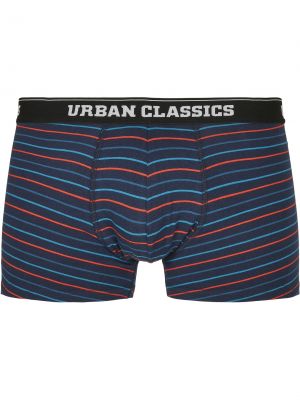 Csíkos boxeralsó Urban Classics kék