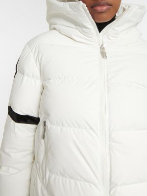 Péřová lyžařská bunda Fusalp bílá