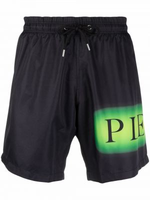 Trykt shorts Philipp Plein svart