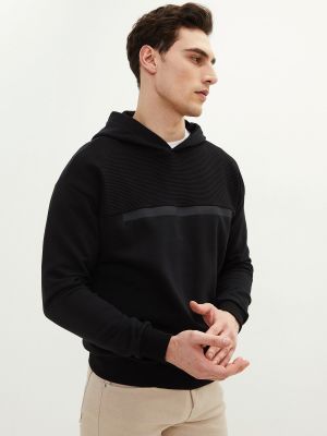Džemperis su gobtuvu ilgomis rankovėmis Lc Waikiki juoda