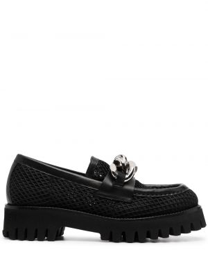 Pantofi loafer din piele Casadei negru