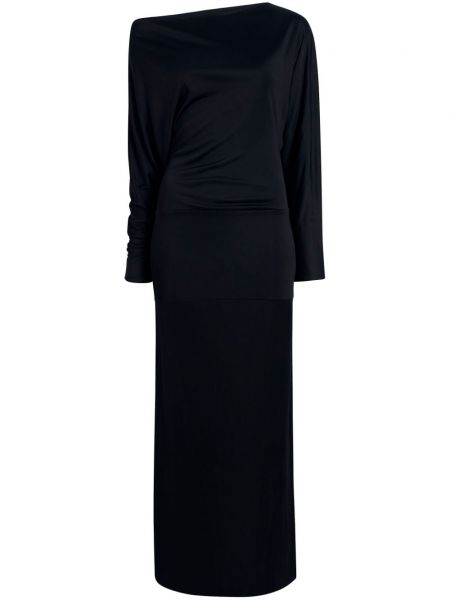 Dlouhé šaty Khaite černé