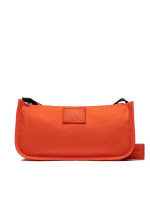 Nylonowa torebka Calvin Klein Jeans pomarańczowa