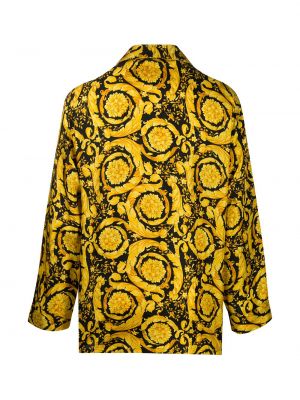 Camisa con estampado Versace amarillo