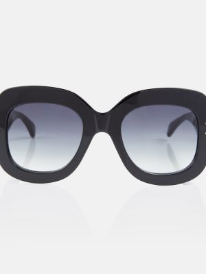 Oversized slnečné okuliare Alaã¯a čierna