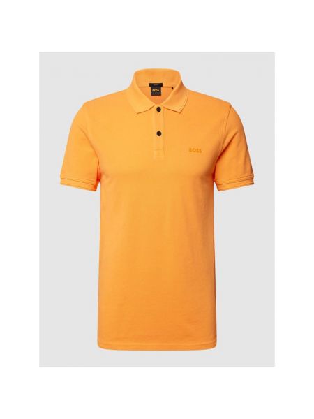 T-shirt z printem Boss Casualwear, pomarańczowy