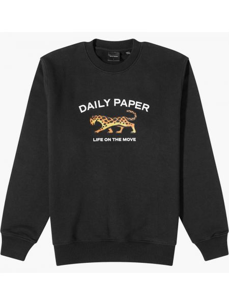 Тигровый свитер Daily Paper черный