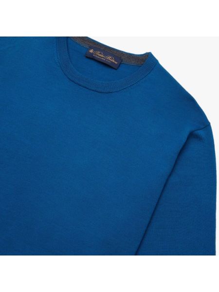 Sweatshirt mit rundhalsausschnitt Brooks Brothers blau