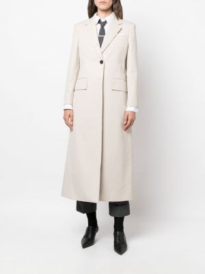 Relaxed fit paltas su kišenėmis Thom Browne smėlinė