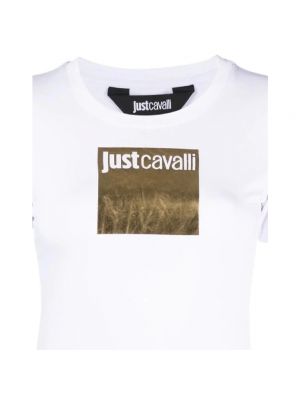 Koszulka z nadrukiem z krótkim rękawem Just Cavalli