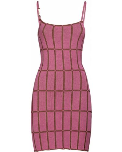 Mini šaty Jacquemus ružová