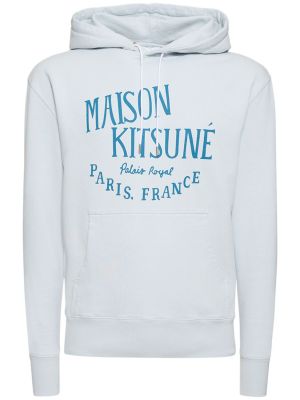 Sudadera con capucha Maison Kitsuné azul