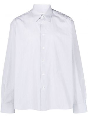 Prugasta pamučna košulja s printom Lanvin
