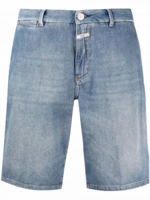 Avslappet jeans-shorts Closed blå