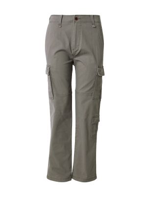 Pantaloni cargo Hollister grigio