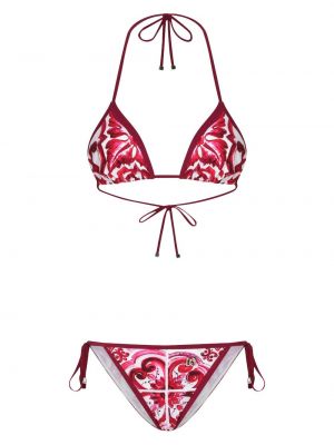 Bikini mit print Dolce & Gabbana