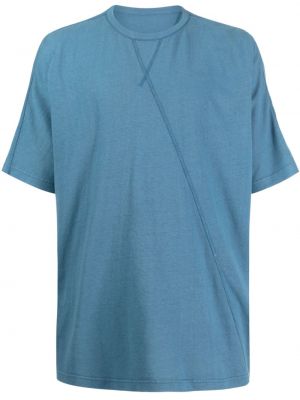 T-shirt col rond Maharishi bleu
