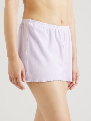 Bavlnené nohavice Cotton On Body fialová