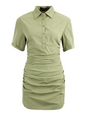 Платье-рубашка Misspap зеленое