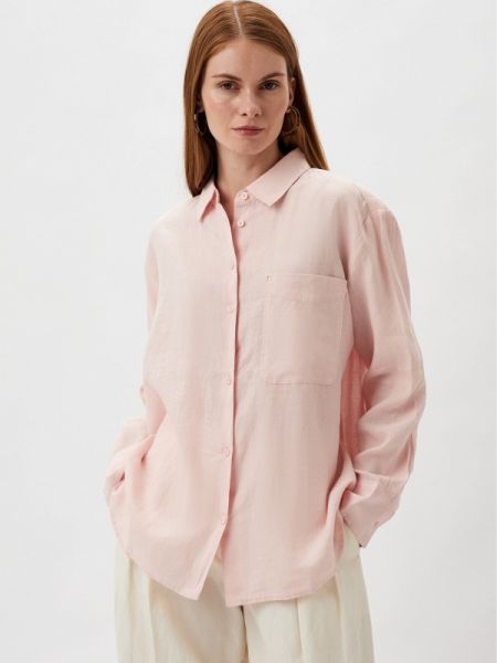 Рубашка Tommy Hilfiger розовая