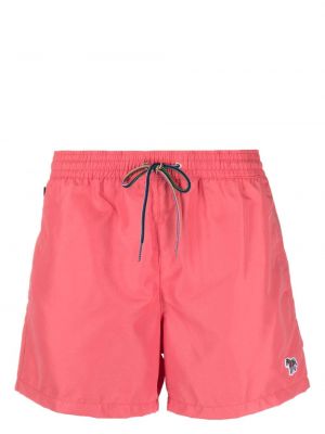 Shorts mit zebra-muster Paul Smith pink