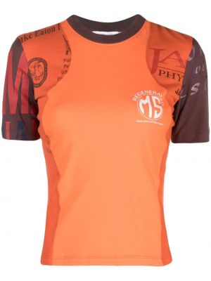 Тениска Marine Serre оранжево