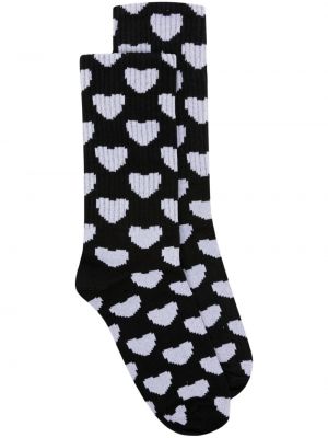 Жакардови чорапи със сърца Arte