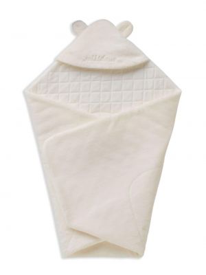 Τσάντα με γούνα με κουκούλα Miki House λευκό