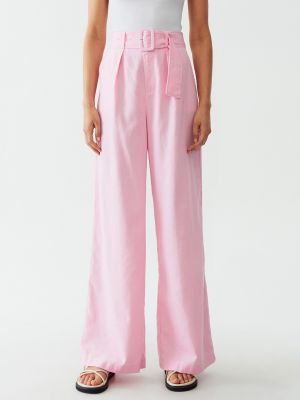 Pantaloni plissettati Calli rosa