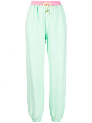 Bavlněné běžecké kalhoty Olivia Rubin - zelená