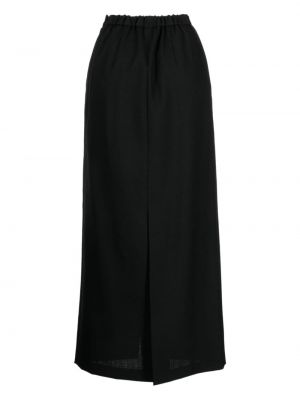 Długa spódnica wełniana Enfold czarna