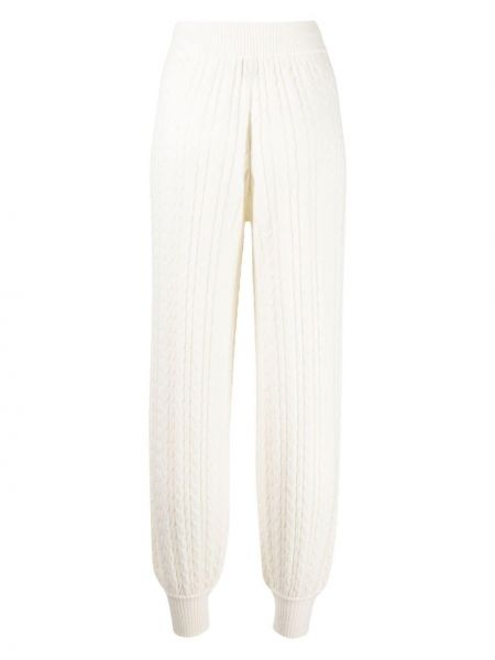Kašmírové kalhoty Madeleine Thompson bílé