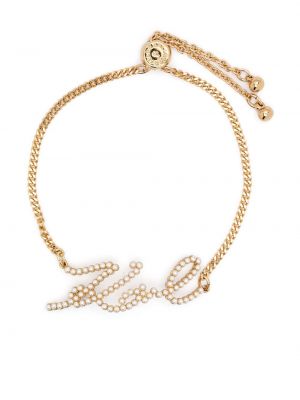 Bracelet avec perles Karl Lagerfeld doré