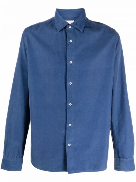 Camisa vaquera con botones Altea azul