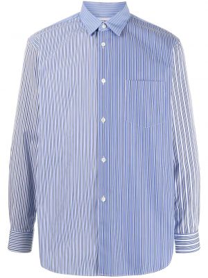 Camisa a rayas Comme Des Garçons Shirt azul