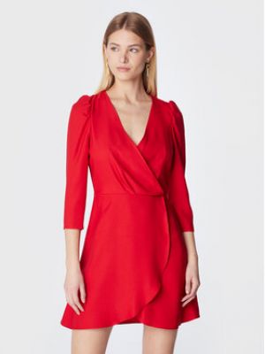 Червона коктейльна сукня Naf Naf