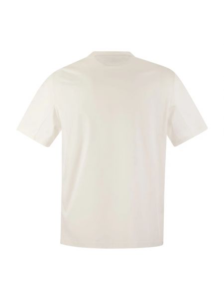 Camiseta de algodón con estampado Brunello Cucinelli