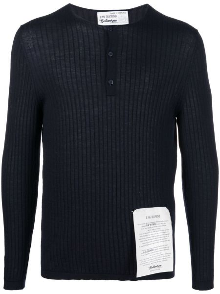 Džemper od kašmira Ballantyne plava