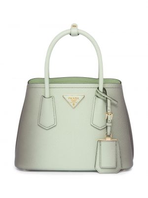 Τσάντα shopper Prada πράσινο