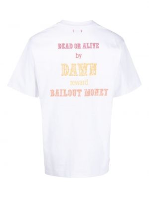 T-shirt aus baumwoll mit print Clot weiß