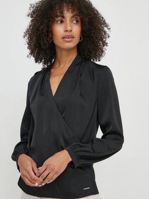 Bluzka Calvin Klein czarna