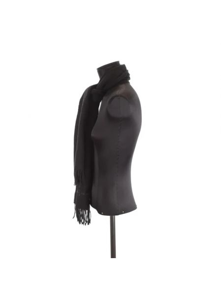 Bufanda de lana Dior Vintage negro