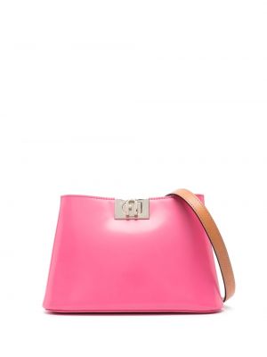 Shopper handtasche mit schnalle Furla pink
