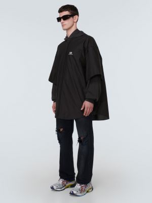 Флисовая куртка Balenciaga черная