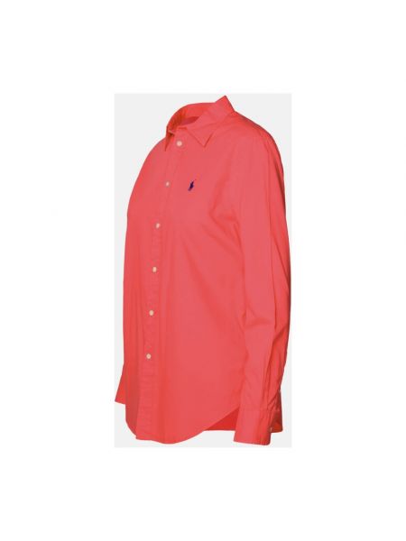 Camisa de algodón Ralph Lauren rojo