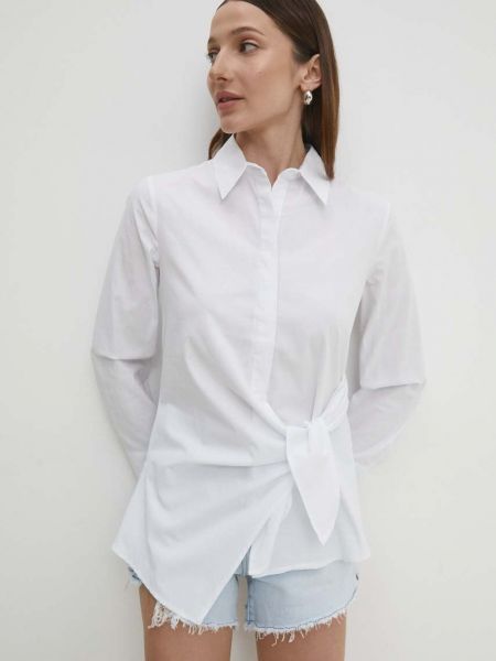 Clasic cămașă din bumbac Answear Lab alb